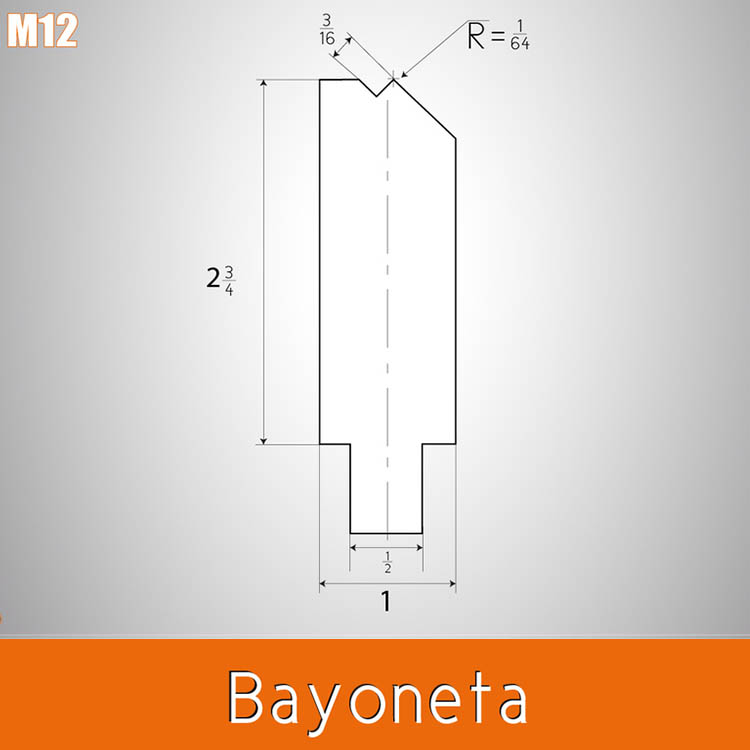 Dado para bayoneta