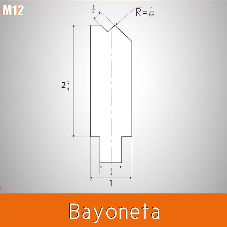 Dado para bayoneta