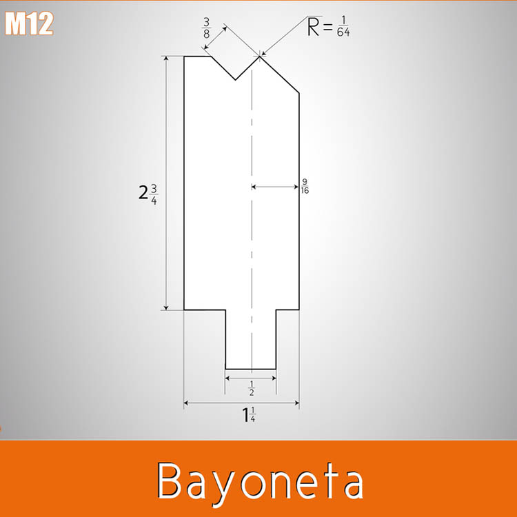Dado para bayoneta