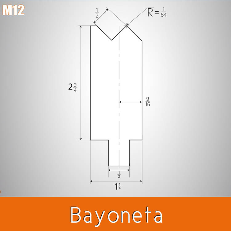 Dado para bayoneta